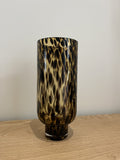 Vase Effet Léopard 28 cm en Verre